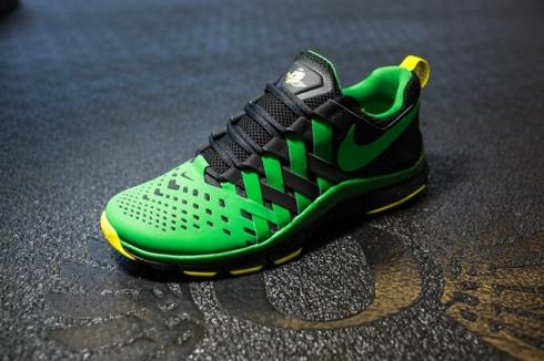 Nike Free Trainer 5.0 - Oregon Black Apple Green Yellow Strike 621936-037