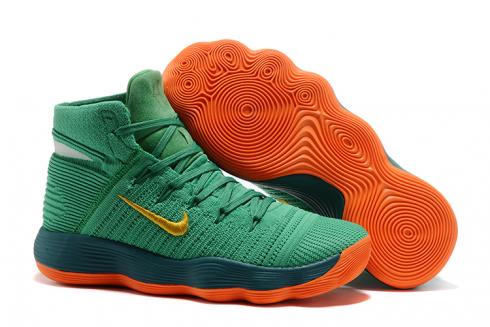 Nike Hyperdunk 2017 Men Basketball Shoes Green Orange Yellow New