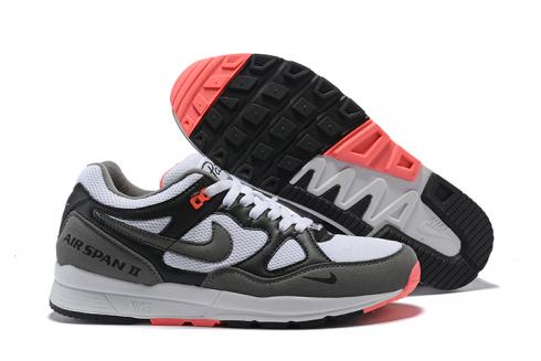 Nike Air Span II 2 Running Shoes Men Wolf Grey Orange