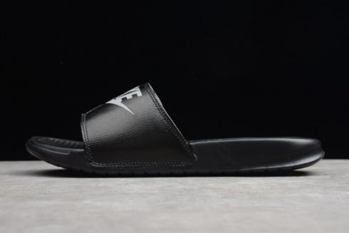 2019 Nike Benassi Swoosh Black White Shoes 321618 001