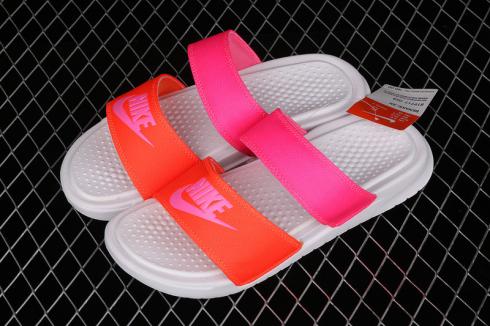 Nike Benassi Duo Ultra Slide Phantom Pink Blast Total Crimson 819717-068