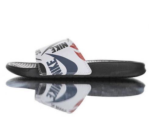 Nike Benassi JDI Print Black Summit White Mens Sandals 631261-039