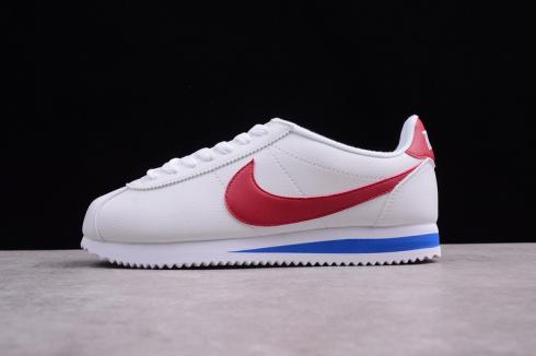 Nike Classic Cortez Leather QS Nai KE White Blue Red 885724-164