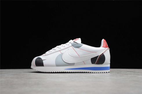 Nike Classic Cortez White Red Grey Black Shoes AH7528-006