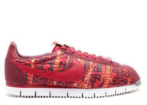 Nike Cortez Nm Prem Yoth Qs Year Of The Horse Summit Gym White Tm Green Pine Red 634432-600