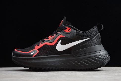 2020 Nike Epic React Flyknit 3 All Black Red CW1777 600