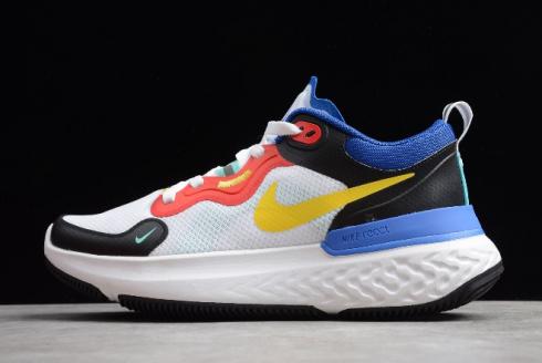 2020 Nike Epic React Flyknit 3 White Jade Royal Blue CW1777 111