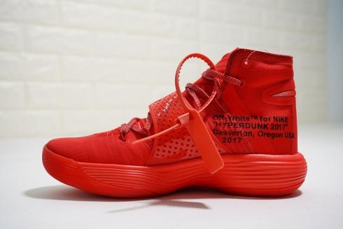 Virgil Abloh x Nike REACT Hyperdunk Big Red Black Orange AJ4578-102