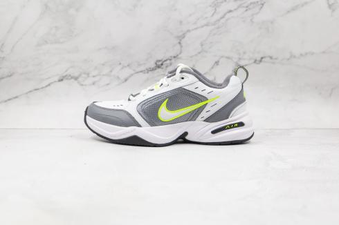 Nike Air Monarch IV White Cool Grey Anthracite Green 415445-100
