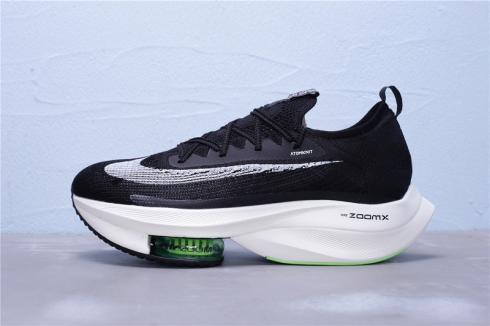 Nike Air Zoom Alphafly NEXT% Black Electric Green Running Shoes CI9925-018