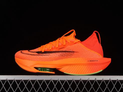 Nike Air Zoom Alphafly Next 2 Proto Total Orange Green Black DV9422-200