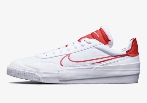 Nike Drop Type LX Summit White University Red Casual Shoes CQ0989-103