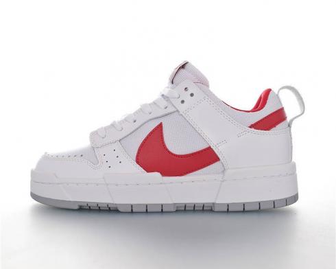 Nike Dunked Sportowe Summit White Red Running Shoes CU8876-101