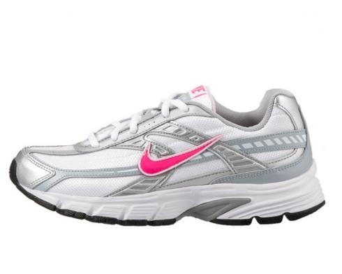 Nike Initiator Womens White Pink Gray Running Shoes Size 394053-101