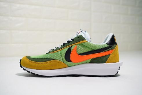 nike green yellow orange shoes