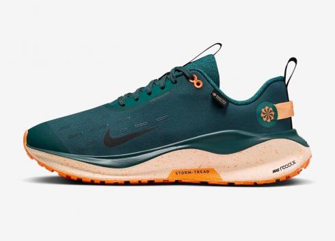 Nike ReactX Infinity Run 4 Gore-Tex Deep Jungle Geode Teal Total Orange FB2204-300