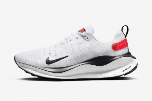 Nike ReactX Infinity Run 4 White Black Light Crimson Platinum Tint DR2665-100