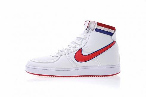 Nike Vandal High Supreme White Red-Deep Royal Blue Sneakers Shoes 318330-101