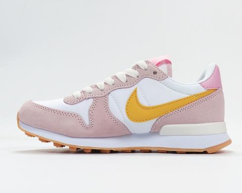 Nike WMNS Internationalist Beige Pink White Brown Running Shoes 828407-200