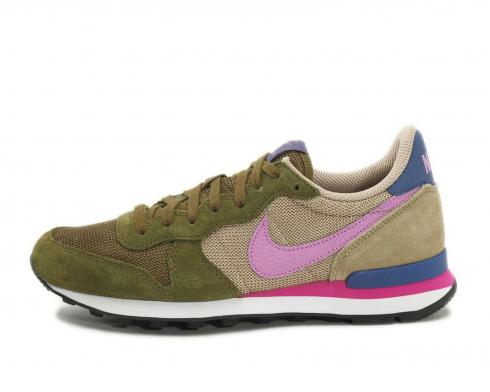 Nike WMNS Internationalist Green Purple Womens Shoes 629684-303