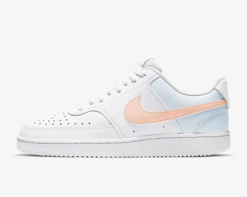 Nike Wmns Court Vision Low White Pink Blue CD5434-103
