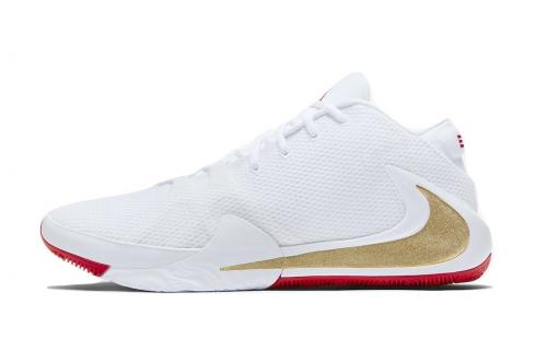 Nike Zoom Freak 1 Roses White Red Gold BQ5422-100