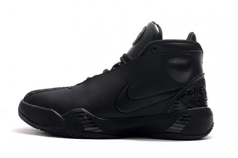 Nike Zoom Heritage N7 Triple Black Cat Basketball Shoes CI1683-002