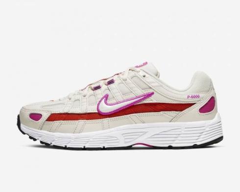Wmns Nike P-6000 Essential Pale Ivory Fire Pink CW1351-100