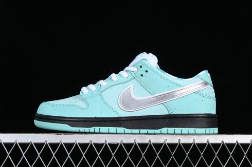 Concepts x Nike SB Dunk Low Tiffany Lobster Black White Silver BV1310-402