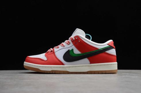 Frame Skate X Nike Dunk Low SB Chile Red White Lucky Green Black CT2550-600
