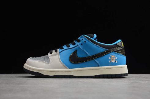 Instant Skateboards x Nike Dunk Low Pro SB QS Blue Pale Ivory Black CZ5128-400