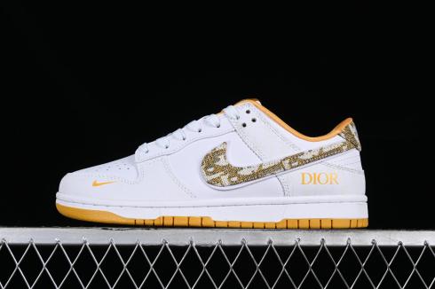 Nike SB Dunk Low DIOR White Yellow JH8036-916