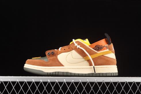 Nike SB Dunk Low PRO Orange Brwon Green BQ6817-017