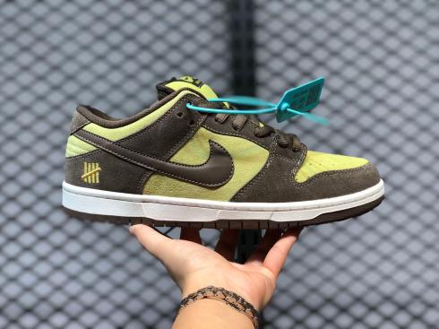 Nike SB Dunk Low Pro Dark Brown Light Yellow Running Shoes BQ6817-700