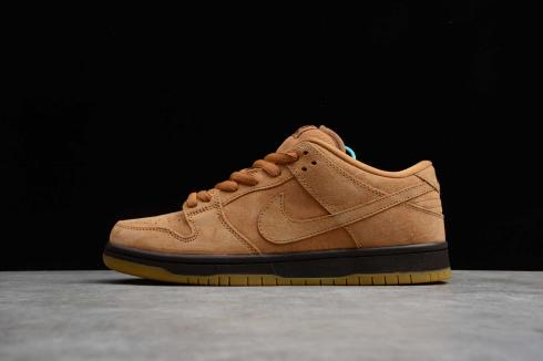 Nike SB Dunk Low Pro Wheat Mocha Skateboarding Shoes BQ6817-204