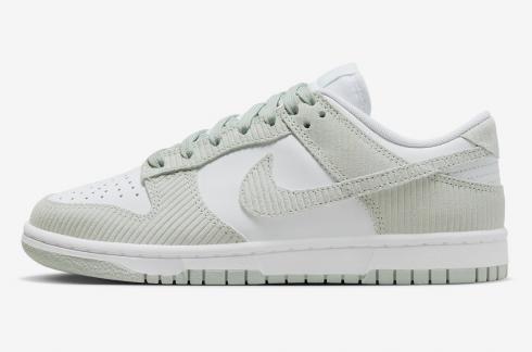 Nike SB Dunk Low White Light Silver Corduroy FN7658-100