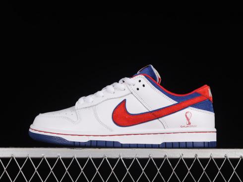 Nike SB Dunk Low Word Cup White Red Navy Blue FR2022-668