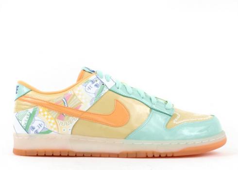 Nike Wmns SB Dunk Low Premium Collection Royale Serena Williams Med Papaya Celery Varsity Mint Red 313600-371
