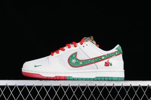 Undefeated x Nike SB Dunk Low Merry Christmas Red Green XB5181-318