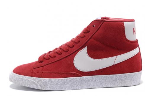 Nike Blazer High Nid Red White Uniex Size Mens Running Shoes 375722-600