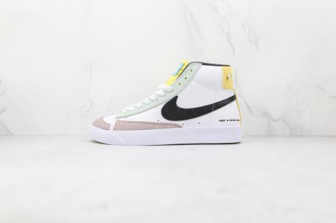 Nike SB Blazer Mid White Black Green Yellow DD2331-101