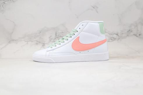 Nike Wmns SB Blazer Mid Vintage Suede White Pink Green AV9376-605