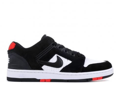 Nike Sb Air Force 2 Low Bred Habanero White Black Red AO0300-006