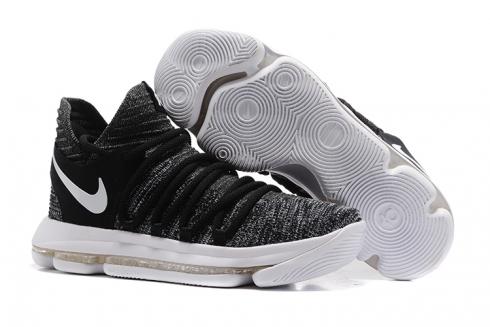 Nike Zoom KD X 10 Men Basketball Shoes Black White