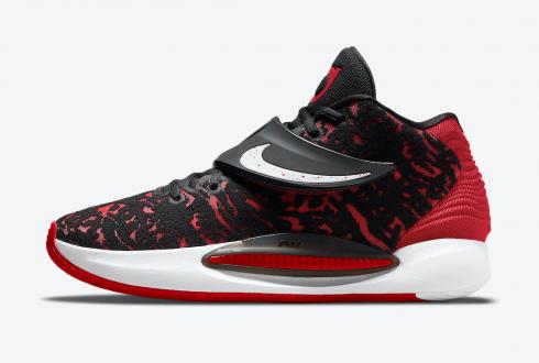 Nike Zoom KD 14 Bred Black University Red White CW3935-006