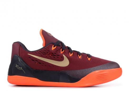 Nike Kobe 9 Em Gs Deep Garnet Hyper Gold Purple Cave Metallic Crimson 653593-601