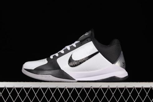 Nike Zoom Kobe 5 V TB White Black Light Grey 407710-100