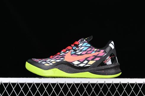 Nike Zoom Kobe 8 SYSTEM Black Red Multi-Color 555086-060