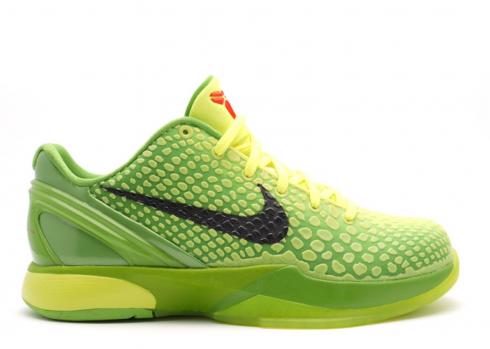 Kobe 6 GS Grinch Crimson Volt Black Green Apple 429913-300
