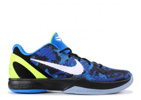 Zoom Kobe 6 Blue Photo White Black Volt 429659-401